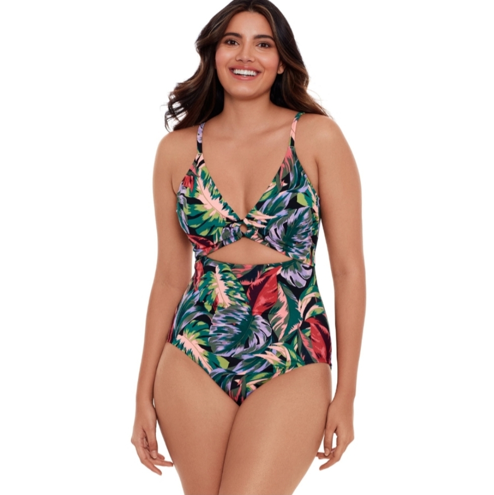 TimeANDTrue Women's Size O Ring One Piece Swimsuit